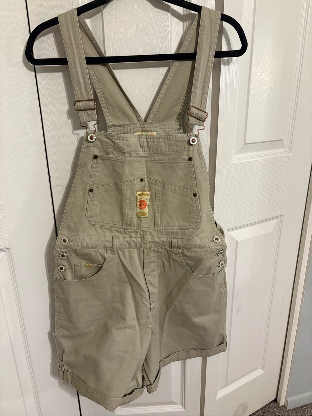 Jou Jou khaki Short Overalls